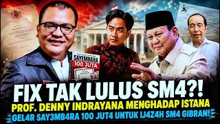 Download lagu DENNY INDRAYANA KE ISTANA! S4YEMB4R4 100 JUTA UNTUK IJ4Z4H SM4 GIBRAN! PEM4KZULAN SEDANG DIKAJI? mp3