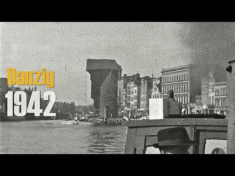 Danzig/Gdansk 1942 - Hafen - Dampferfahrt nach Bohnsack - Strand