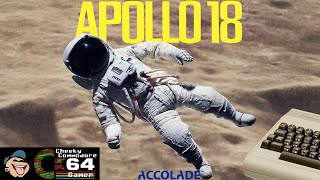 APOLLO 18: MISSION TO THE MOON – Commodore 64 (1987) | Realistic Spaceflight Simulation Classic