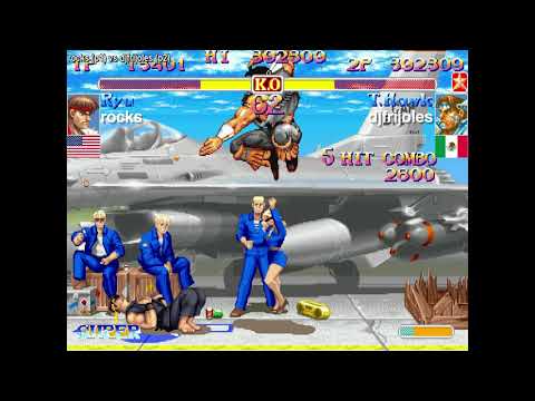 SSF2X Fightcade Casuals - rocks (Various) vs. djfrijoles (T.Hawk)