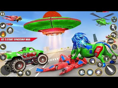 Space Robot Transport Game 3D - Bull Robot Game - Android GamePlay | Walk through a Game #robot