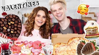 OUR LOVE STORY! - Valentines Day Mukbang w/ My Boyfriend!