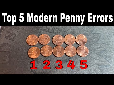 Top 5 Penny Errors To Look For - Shield Cents