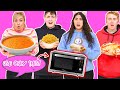 ONLY USING A MICROWAVE TO COOK FOR 24 HOURS CHALLENGE