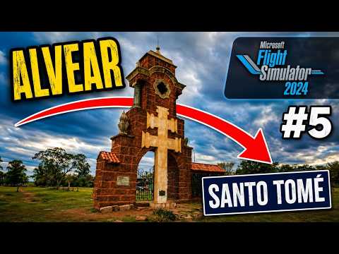 De ALVEAR a SANTO TOMÉ 🛩️ la ciudad que nació en Brasil | Corrientes #5 (vuelo 100 :D)