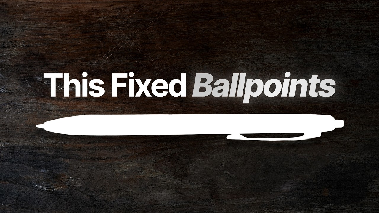 This Pen Fixes Everything Wrong With Ballpoints