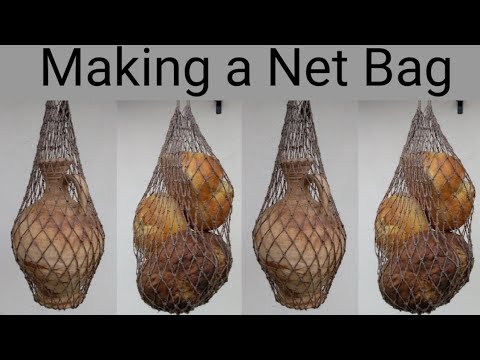Making a net bag for a Roman Legionary