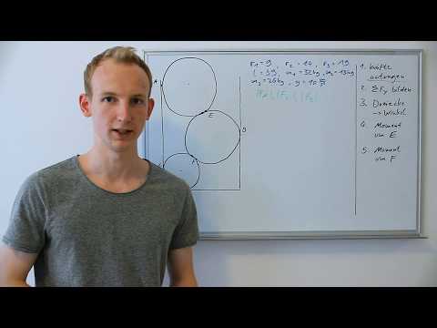 Kontaktkräfte bestimmen | Bsp-Aufg. Teil 1 [Aufg 12]