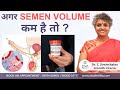 वीर्य कम होने पर क्या करें Fertility And Low Semen Volume 