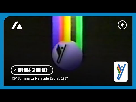 Zagreb 1987 Summer Universiade - Broadcast Opening Sequence