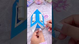 DIY mini paper tent house 🏕️ #shorts #youtubeshorts #paper_craft