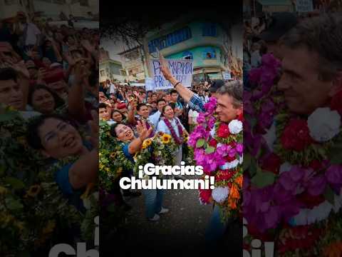 Siento una gratitud inmensa por el cariño de los Yungas. #Chulumani #Yungas