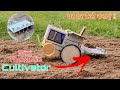 How To Mini Tractor Cultivator At Home Matchbox Rc Tractor Cultivator Kaise Banaye Diy Craft