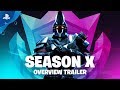 Fortnite Season X | Battle Pass Gameplay Overview Trailer | PS4