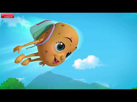 Alu Papa Schoolukku Late Late Late - Potato Song | Telugu Rhymes for Children | Infobells