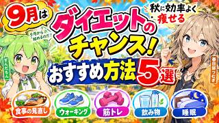9月はダイエットのチャンス！秋に効率よく痩せるおすすめ方法５選