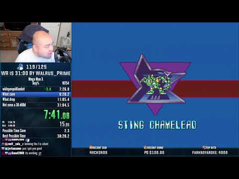 [Obsoleted] Mega Man X Speedrun in 31:03