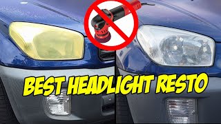 Best Headlight Restoration Method (That Actually Lasts!)
