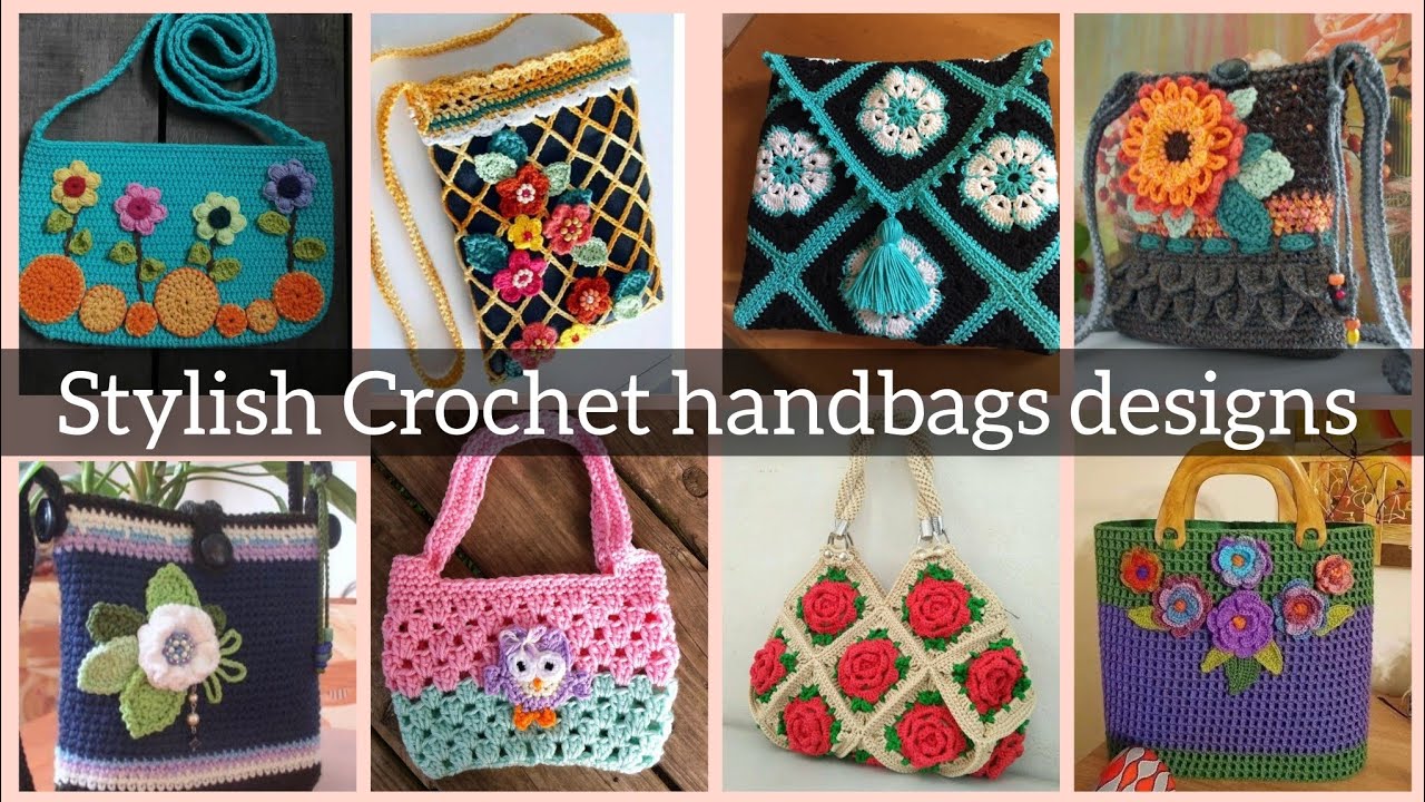 Beautiful Stunning Crochet Bags Designs for girls | Crochet purses