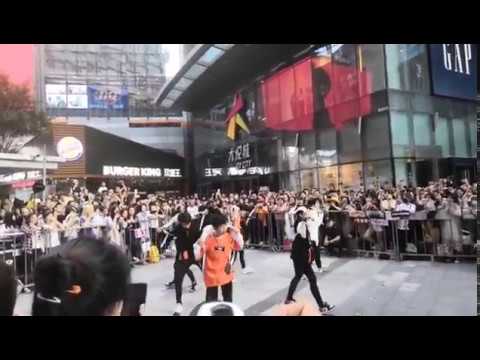 BOY STORY BUSKING in ShenYang - Too Busy(Fancam 1)