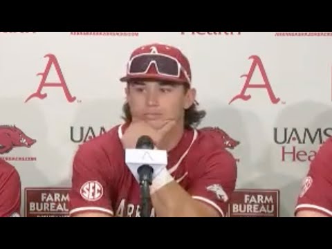 Arkansas Players Postgame - Arkansas 4, Oral Roberts 2