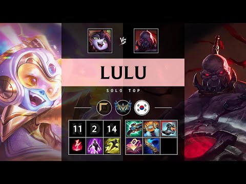 Lulu Top vs Sion - KR Challenger Patch 25.06
