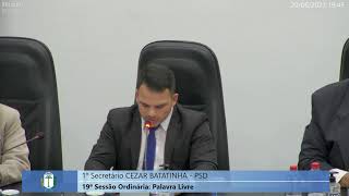 Sessão ordinária da Câmara de Vereadores Irati 20/06/2023