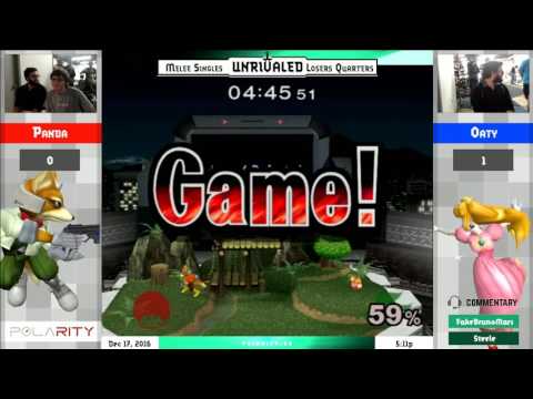 Unrivaled 4 Melee - Panda (Fox) vs Oaty (Peach) - Losers Quarters