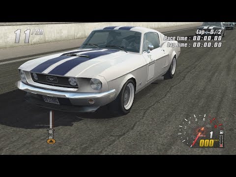 TOCA Race Driver 2 - Ford Mustang (Road America) Gameplay 1080p