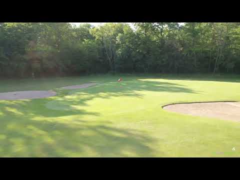 Golf De Vittel Ermitage - drone aerial video - Mont Saint-Jean - hole#09
