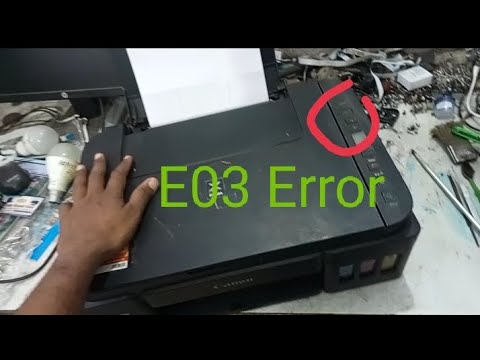Canon pixma G2010.2012 all type model canon printer Error E03 full solution in hindi
