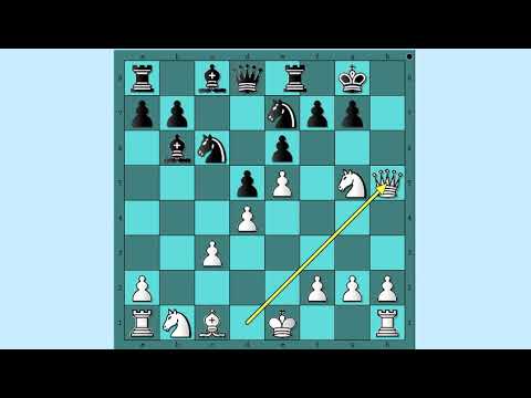 Pobeda vezivanjem figure u odbrani ~ MARSHALL vs STODIE ~ Sicilijanska odbrana # 1423