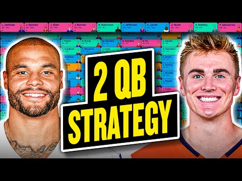 How to DOMINATE Your 2 QB League in 2025 (Mock Draft)
