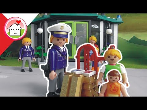 Playmobil Policja po polsku  Napad na bank Rodziną Hauserów