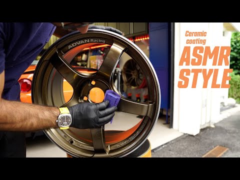 GYEON Rim DIY ceramic coating - Advan Racing TC-4 rims - Mazda MX5 ND2 ND fitment