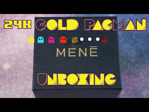 24K Gold Pac-Man Unboxing | Mene Investment Jewelry