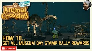 HOW TO GET ALL STAMP RALLY REWARDS IN ANIMAL CROSSING NEW HORIZONS - All Museum Day Rewards ACNH
