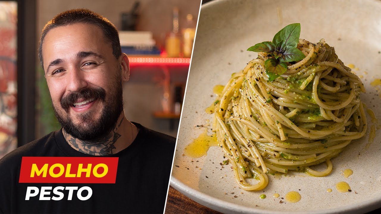 COMO FAZER MOLHO PESTO | Dicas e truques | Léo Abreu