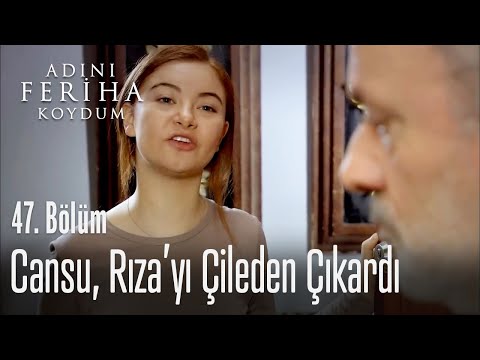 Cansu, Rıza'yı çileden çıkardı - Adını Feriha Koydum 47. Bölüm