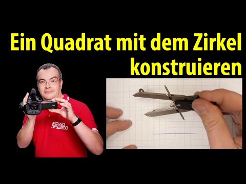 Constructing a square with a compass - here's how! |  Lehrerschmidt