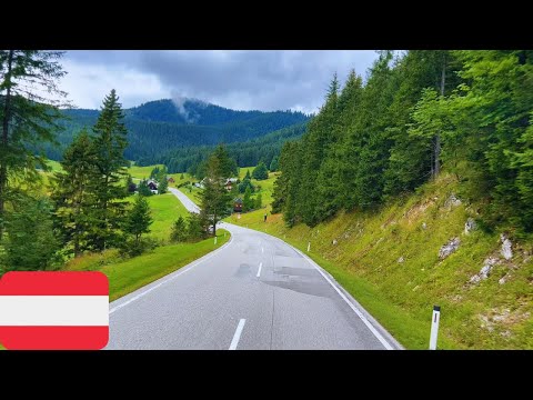 Driving in Austria from MARIAZELL to SCHEIBBS