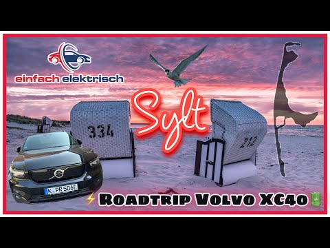 🧳 Reisen mit dem Elektroauto🔋Roadtrip nach Sylt🏝mit dem Volvo EX40 Single Core (FWD) 170kw⚡️