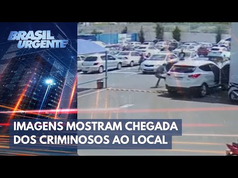 Tiroteio em supermercado durante roubo a carro-forte | Brasil Urgente