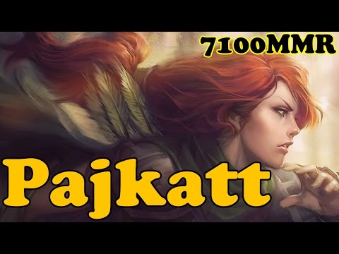 Dota 2 - Pajkatt 7100 MMR Plays Windranger vol 2# - Ranked Match Gameplay