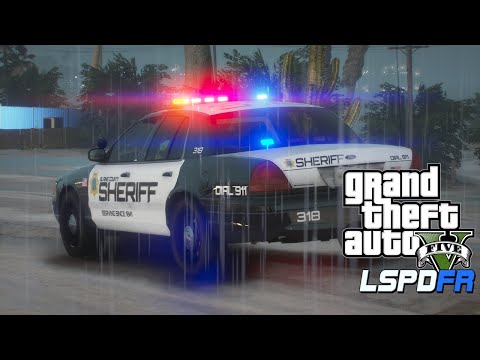 Star Chase Tracker - Rain Patrol! - GTA 5 LSPDFR Police Mod