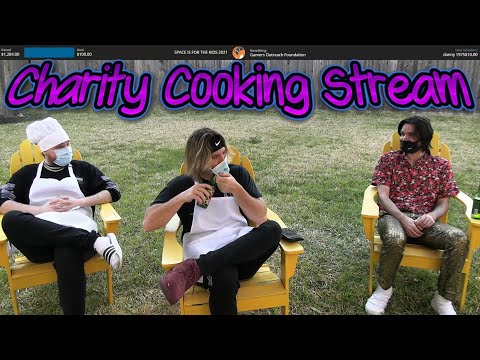 Charity Cooking Stream for Gamers Outreach Foundation with Cyr, Will Neff and Spaceboy (03/20/2021)