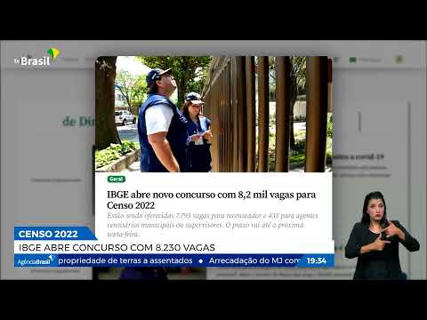 Censo 2022: IBGE abre concurso com 8,2 mil vagas