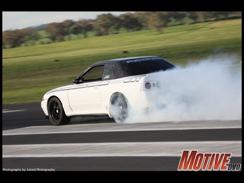 900hp R32GTR on runway goes off the end!