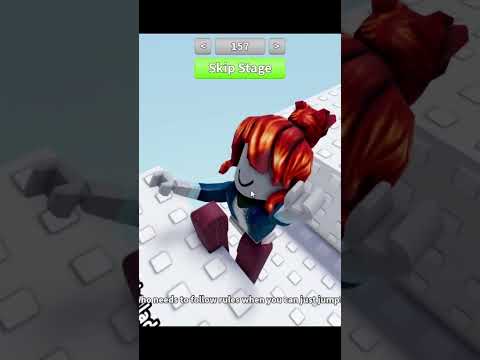 No Jumping Difficulty Chart Obby | 157 #roblox #games
