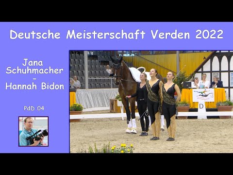 Jana Schuhmacher - Hannah Bidon - PdD 04 - DMV Verden 2022